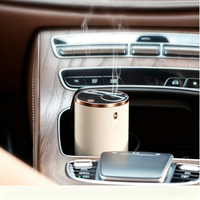 Diffuseur d'arômes sans eau pour voiture électrique, diffuseur de parfum rechargeable pour véhicule, écran tactile, batterie 2550 mAh, logo personnalisé