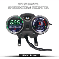 Speedometer Tachometer Digital LED Voltmeter Yamaha GT125 Kompatibel Terbaru dengan Bahan Plastik