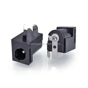 DC-005 5.5*2.1Mm Ổ Cắm Điện DC Ổ Cắm Kết Nối Bảng Điều Khiển Gắn Giắc Cắm Điện DC Có Khóa