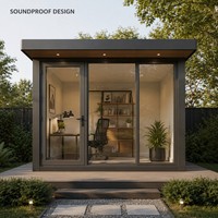 Système de véranda moderne haut de gamme en verre trempé et alliage d'aluminium sur mesure pour cour d'appartement, étanche et écologique