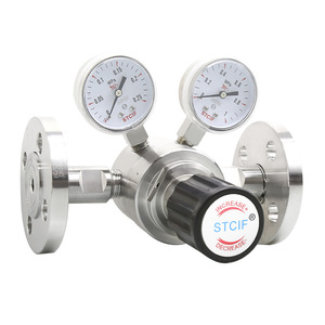 วาล์วลดแรงดัน Stcif ทำจากสแตนเลส 316L ขนาด DN15 DN25 DN40 DN50 สำหรับท่อส่งก๊าซ พร้อมหน้าแปลน - Product Image 1