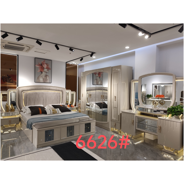2025 New Arrival Luxury Modern Bedroom Furniture Sets for Home & Apartments
