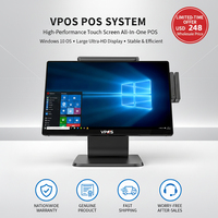 Prix d'usine VPOS T5 Caisse enregistreuse électronique Système de point de vente Intel I5 8G/16G RAM Écran tactile capacitif Moniteur Android/Windows OS