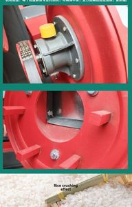 Compact Multifunctional Automatic Rice Husk <b>Grinder</b> for Farm and Home Use with Motor Screen Bearing Core Components - Product Image 3