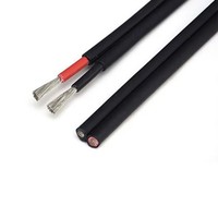 Sistem Energi Surya Kabel Tenaga Fotovoltaik Tahan Api 1x4mm Kabel Listrik Tembaga Berlapis PVC 500V DC