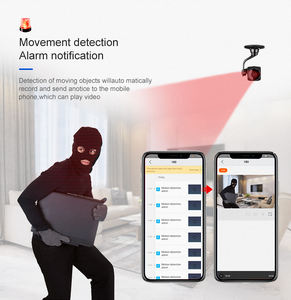 Mini caméra de Surveillance CCTV Audio bidirectionnel, Micro Wifi HD sans fil avec <span class=keywords><strong>support</strong></span> magnétique - Product Image 4