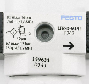 ตัวกรองและตัวควบคุมแรงดันน้ำรุ่นใหม่ LFR-1/4-D-MINI พร้อมเกจวัด  ประเภทสินค้าที่ปรับปรุงแล้ว - Product Image 4