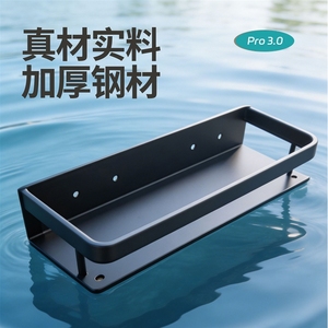 ชั้นวางของในห้องน้ำ, ชั้นวางของติดผนังอ่างล้างหน้าห้องน้ำ, ไม่ต้องเจาะ - Product Image 3