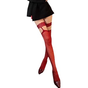 Le Plaisir Lace Over The Knee Stockings 0D Ultra Thin Transparent Women Summer Spring Autumn - Product Image 5
