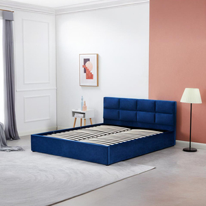Base de Cama Matrimonial/Queen Size Tapizada en Tela con Almacenamiento Hidráulico y Cabecera Acolchada Suave - Product Image 3