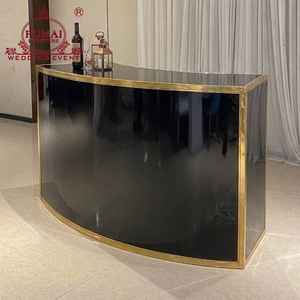 Modern Style Half Moon Shape <b>Bar</b> Counter Furniture For Home - Product Image 2