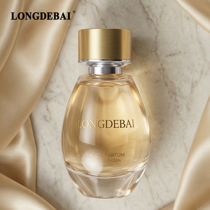 Nuevo Diseño Personalizado de Botella de Perfume Redonda Vacía con Cierre a Presión, 30ml 50ml 100ml, Botellas de Perfume de Vidrio Transparente con Caja de Empaque - Product Image 3