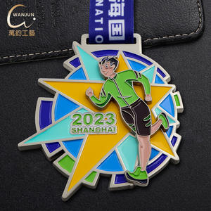 Médailles personnalisées pour les événements sportifs de marathon sur le campus - Product Image 1