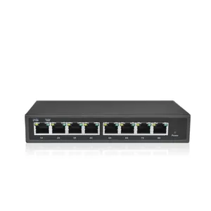 Managed Switch 24V 48V Passive PoE Out Network Switch 8 Port Gigabit VLAN QoS IGMP Managed PoE+ Switch For Antenna Wifi Router