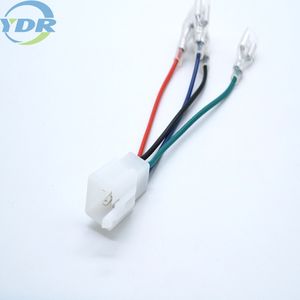110 250 187 Terminal 2.8 Laki-laki Perempuan 2*2P Kabel DJ611-2.8 250 6.3Mm Sepeda Motor Kawat Harness - Product Image 6