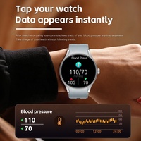 Reloj Inteligente X69 con Pantalla IPS Redonda, Monitor de Ritmo Cardíaco, Rastreador de Actividad Física, con Respuesta a Llamadas y 3 Correas