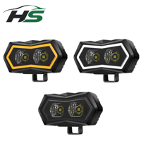 HSSH 2026 Nouveau design de phare antibrouillard à LED bicolore pour camions tout-terrain