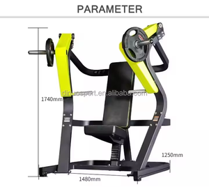 Máquina de Press de Pecho Sentado con Carga de Placas Dinuo - Multi-<span class=keywords><strong>Prensa</strong></span> Ajustable <span class=keywords><strong>para</strong></span> Entrenamiento de Fuerza en Gimnasio (Pecho y Hombros) - Product Image 1