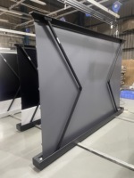 16:9 92- 150 "pouces écran de Projection de film électrique écran de projecteur rétractable à élévation de sol motorisé