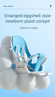 Nouveau Landau Pliable 3-en-1 Poussette de Luxe pour Bébé, Chariot de Voyage, Siège Auto Portable et Poussette Double