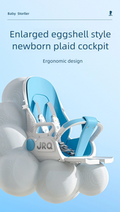 Xe đẩy trẻ sơ sinh 3 trong 1 có thể gập lại xe đẩy trẻ em sang trọng xe đẩy du lịch ghế xe hơi di động song song xe đẩy - Product Image 4