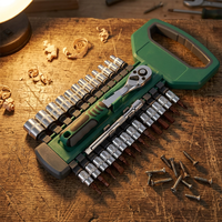 Kit de douilles à cliquet à rotation stable, douilles antirouille pour moteur de moto, outils d'entretien mécanique quotidien