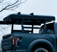 Tente de toit rigide en aluminium pour pick-up Ford avec auvent, idéale pour le camping