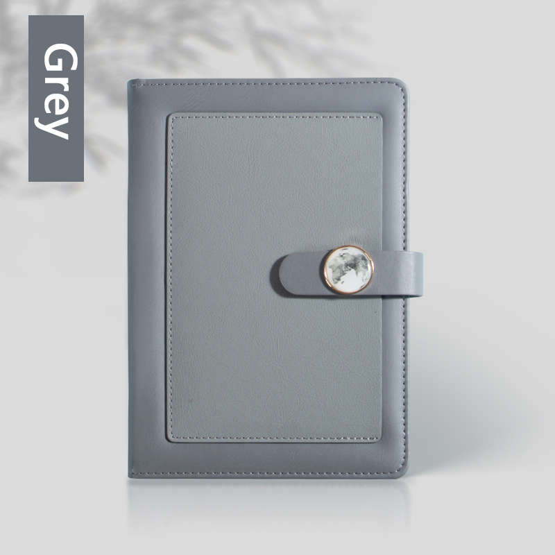 SET-16--Grey notebook(Round buckle)