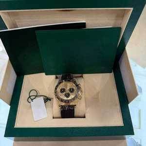Reloj de oro de lujo para hombre de alta gama 2025 con caja dorada, cronógrafo y reloj deportivo con correa de goma - Product Image 4