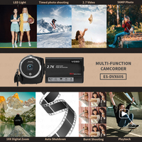 Videocámara Digital Compacta Transparente Y2K Personalizable con Pantalla Giratoria Antivibración para Videógrafos