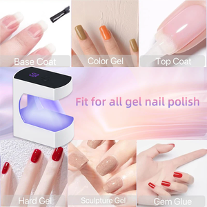 Lampe UV pour ongles Shell, mini sécheuse à ongles, appareil de photothérapie pour un seul doigt, lampe de séchage portable pour manucure - Product Image 6