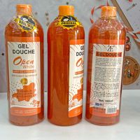 Gel Douche Exfoliant Éclaircissant 1000ml Parfum Longue Durée Nettoyage Profond Hydratant Vitamine E Collagène Rose