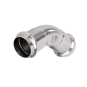 Coude de serrage Type A Modèle 001 45° en acier inoxydable à paroi mince, <span class=keywords><strong>raccord</strong></span> femelle, joint d'inclinaison pour conduite d'<span class=keywords><strong>eau</strong></span> <span class=keywords><strong>potable</strong></span> - Product Image 4
