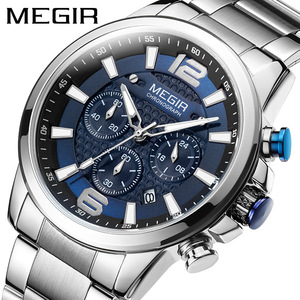 Montre à quartz pour homme en acier sport multifonctionnelle en stock - Product Image 1