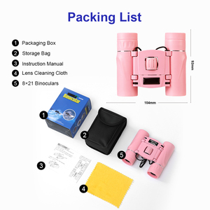 Hot bán màu sắc xách tay trẻ em Kính thiên văn bak7 độ phóng đại cao 8x21 HD ống nhòm cho trẻ em - Product Image 6
