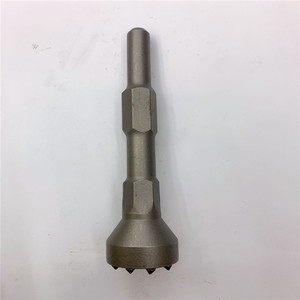 Cincel Profesional de Acero con Alto Contenido de Carbono, Punta de Martillo con Vástago Hexagonal, 12 Dientes, Mango Blanco, para Pisos, Mampostería y Hormigón - Product Image 2