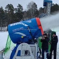 Máquina de Nieve de Alto Rendimiento para Estaciones de Esquí, Bajo Consumo de Energía, Pistola de Nieve Comercial, Máquina Inteligente para Hacer Nieve, Cañón de Nieve Grande
