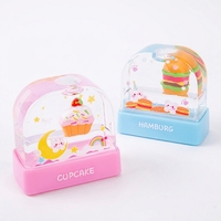Tampons encreurs en plastique photosensibles, imperméables et résistants à la décoloration, avec motifs de personnages de dessins animés pour vêtements de maternelle, vente en gros