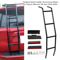 Pour Toyota 4Runner 5th Gen 2010-2024 Accessoires d'échelle de hayon Échelle d'escalade noire