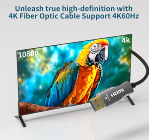 Câble <span class=keywords><strong>HDMI</strong></span> à fibre optique ZONG 4K câble optique mince <span class=keywords><strong>HDMI</strong></span> 2.0 bande passante 4K/60Hz 18Gbps pour moniteur HDTV jeu ordinateur portable Xbox <span class=keywords><strong>PS4</strong></span>/PS5 - Product Image 3