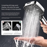 Ensemble de douche à pression super puissante hydratant de luxe léger chinois pour salle de bain domestique avec robinet de douche