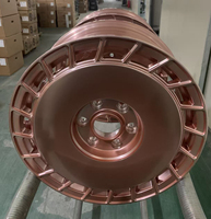 Rines Deportivos Forjados en Oro Rosa para Autos de Pasajeros de 18, 19, 20, 21 y 22 Pulgadas, 5x114.3, 5x120, para Tesla, Honda Civic, Toyota Supra, Infiniti