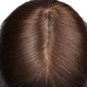 Pelucas de Cabello Humano con Base de Silicona Completa para Mujer, Sistema de Cabello con Toupee, Toupee para Mujer, Hecho a Medida en Fábrica - Product Image 2