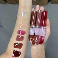 Tube de brillant à lèvres DIY de haute qualité, végétalien, hydratant, repulpant, huile à lèvres Beauty Glazed, logo personnalisé