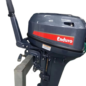 Nouveau moteur hors-bord à essence 2 temps 15 CV certifié CE, démarrage électrique, télécommande pour petits bateaux de pêche et de loisirs - Product Image 2