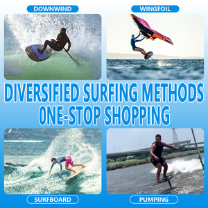 Planche de <span class=keywords><strong>surf</strong></span> hydrofoil en fibre de carbone, planche de wing foil 3'8" / 4'2" avec noyau EPS pour le <span class=keywords><strong>surf</strong></span>, le pump foil et les sports nautiques - Product Image 3