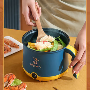 Grande marmite électrique 1,8L 110V/ 220V Marmite polyvalente avec cuiseur à vapeur <span class=keywords><strong>mijoteuse</strong></span> Marmite à nouilles - Product Image 5