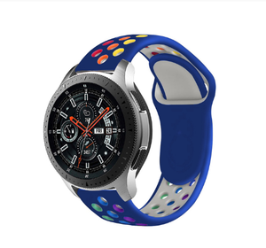 Correa de silicona para reloj inteligente, correa de 20mm y 22mm para Samsung Galaxy 3 de 46mm/42mm/Active 2/Gear S3 Frontier, Huawei <span class=keywords><strong>GT2</strong></span>/2e/<span class=keywords><strong>Pro</strong></span> - Product Image 6