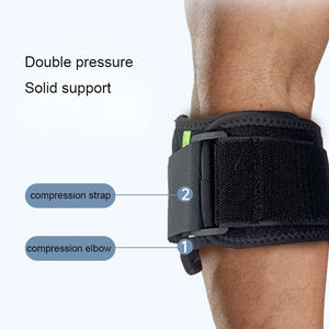 Attelle de soutien du coude de tennis en néoprène pour soulager la douleur de la tendinite, design léger et réglable pour hommes et femmes, utilisation pour l'entraînement et le fitness - Product Image 4