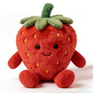Custom Red Strawberry Plush Fruit <b>Stuffed</b> <b>Toy</b> Customize Strawberry <b>Stuffed</b> Plush <b>Toy</b> Fluffy Cute Plush Strawberry <b>Stuffed</b> <b>Toy</b> - Product Image 2